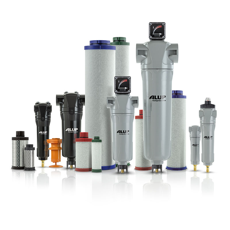 Filtry firmy ALUP do wszystkich rodzajów kompresorów i osuszaczy